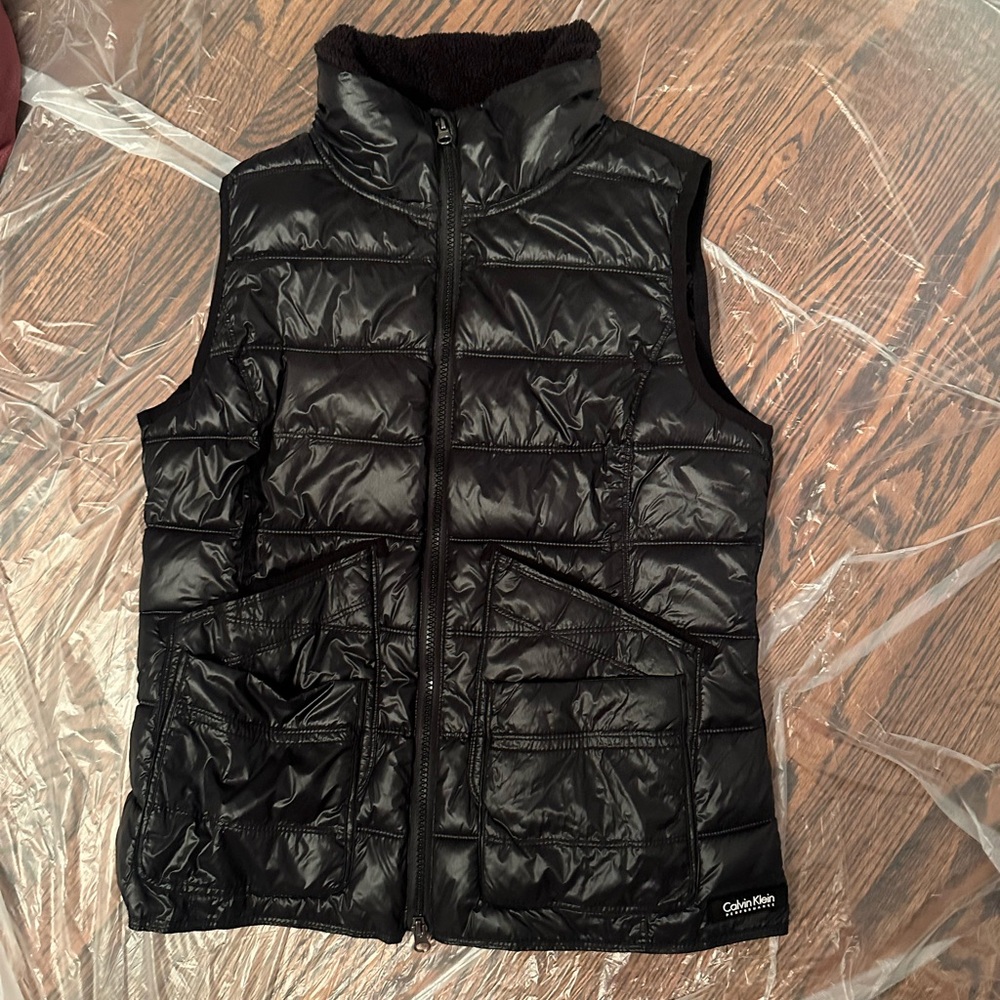 Calvin Klein Performance Black Quilted Vest